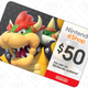 $50 Nintendo eShop Gift Card, $45